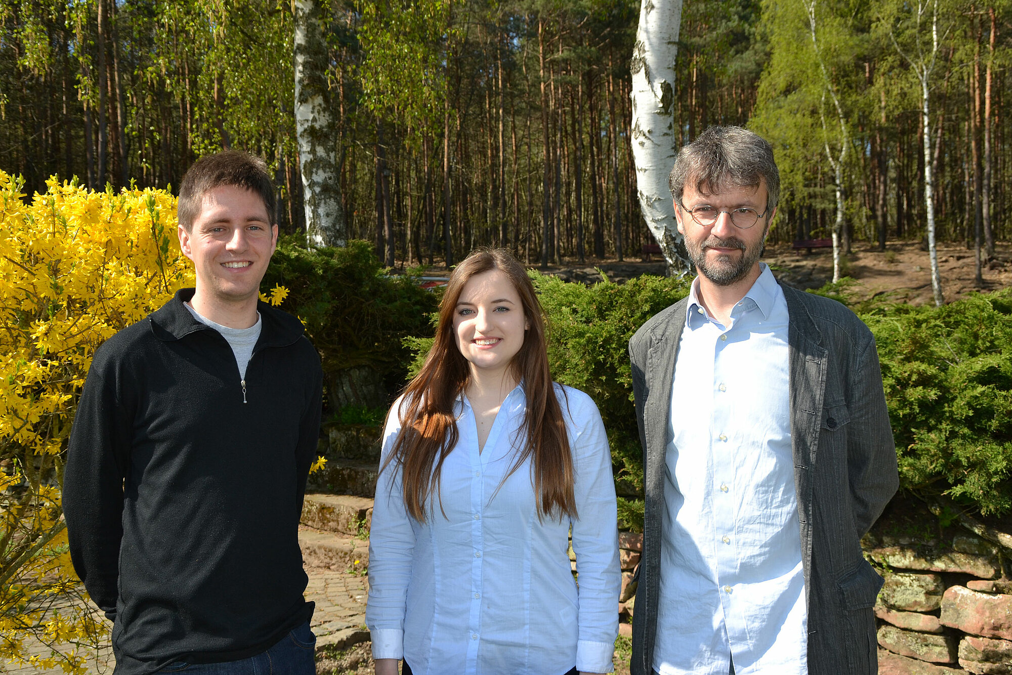Die Vorsitzenden der ELJV: Pascal Wilking, Anna-Lea Friedewald, Florian Geith (v.l.)